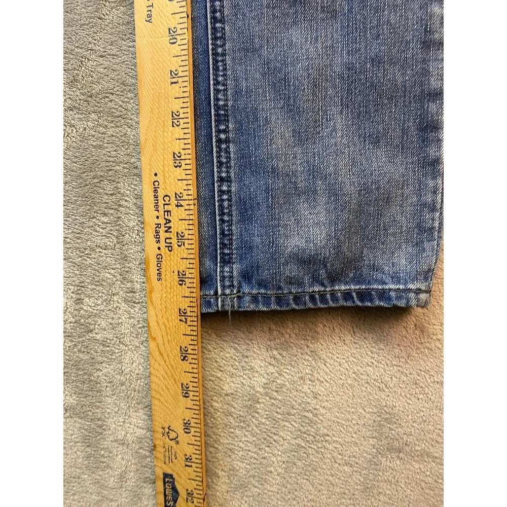 7 For All Mankind Slimmy Jeans Boys Size 14 Medium Wash Slim Straight Denim